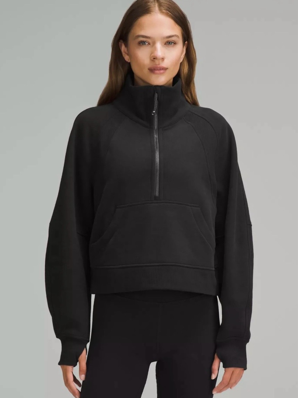 lululemon Scuba Oversized Half Zip Funnel Neck Hoodie
